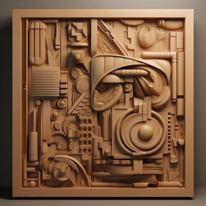 نموذج ثلاثي الأبعاد لآلة CNC 3D Art 